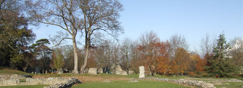 Photo of Abbey Gardens ruins, Bury St Edmunds, Suffolk 2007